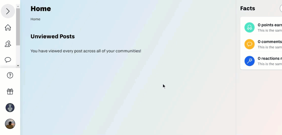 My New Community creation inside of Yellowdig.gif